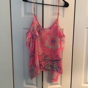 Lilly Pulitzer cold shoulder top size xl